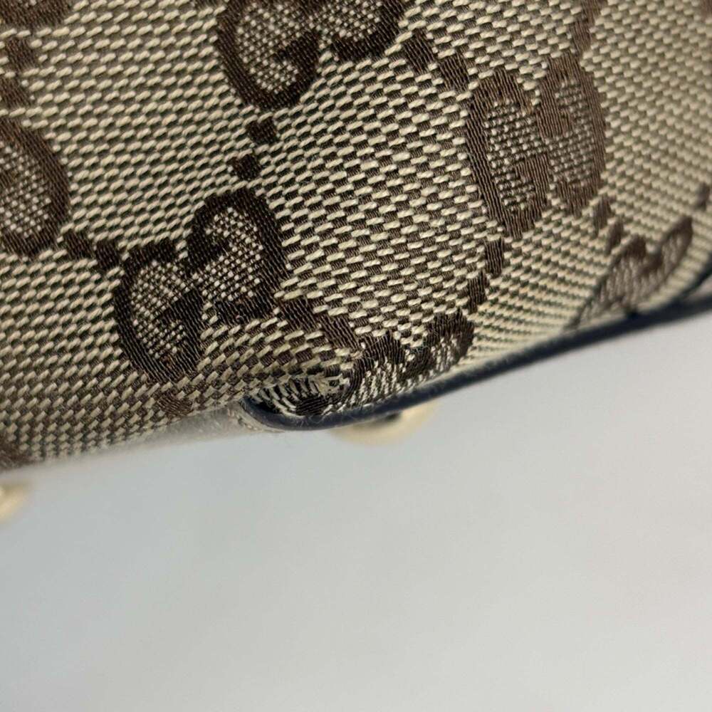 GUCCI Authentic Cream Canvas Tote Bag - Picture 3 of 9